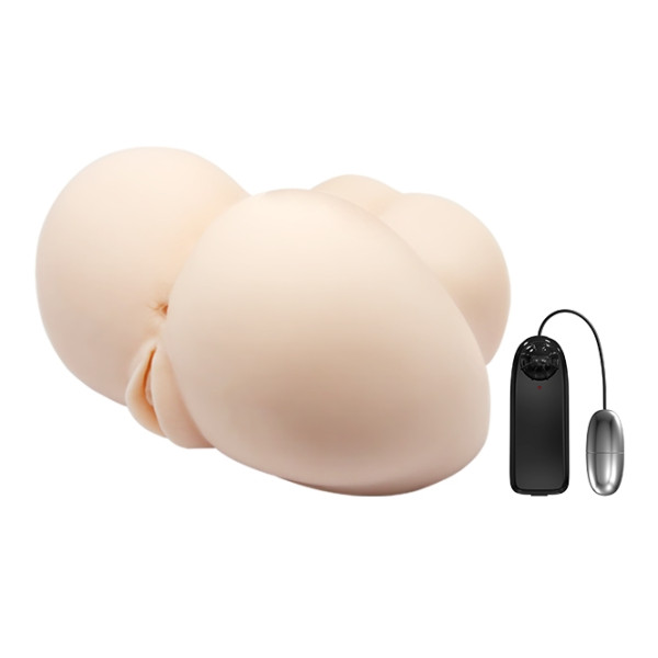 Мастурбатор двумя входами и вибрацией GRACES Vibrating Pleasure Ass&Vagina