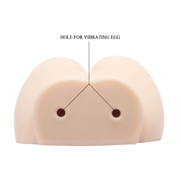 Мастурбатор двумя входами и вибрацией GRACES Vibrating Pleasure Ass&Vagina