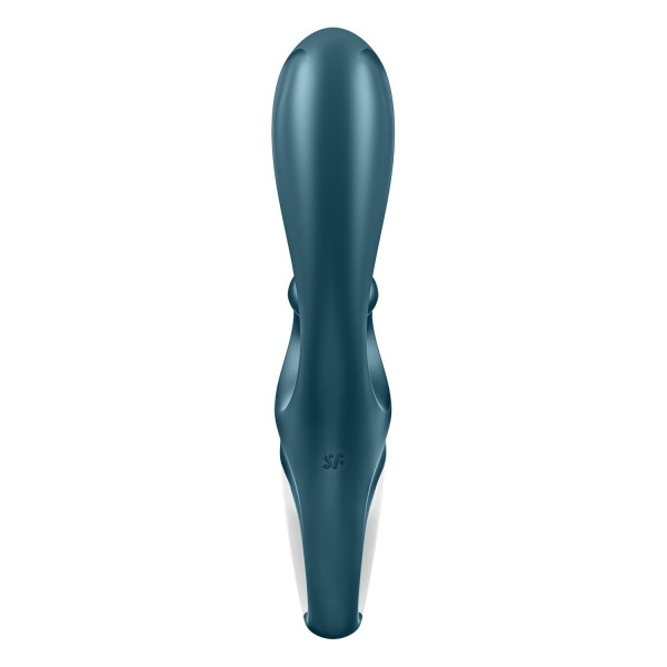 Смарт-вибратор кролик Satisfyer Hug Me Bluegrey, 2 мотора, диаметр 4,2 см