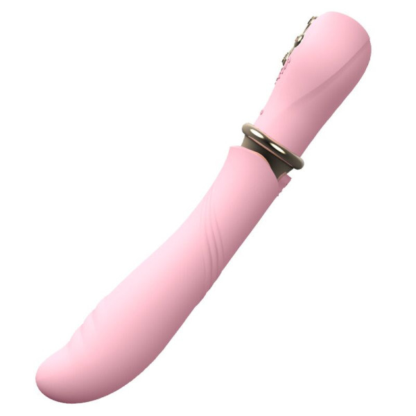 Пульсатор с подогревом Zalo Sweet Magic - Desire Fairy Pink, турбо режим