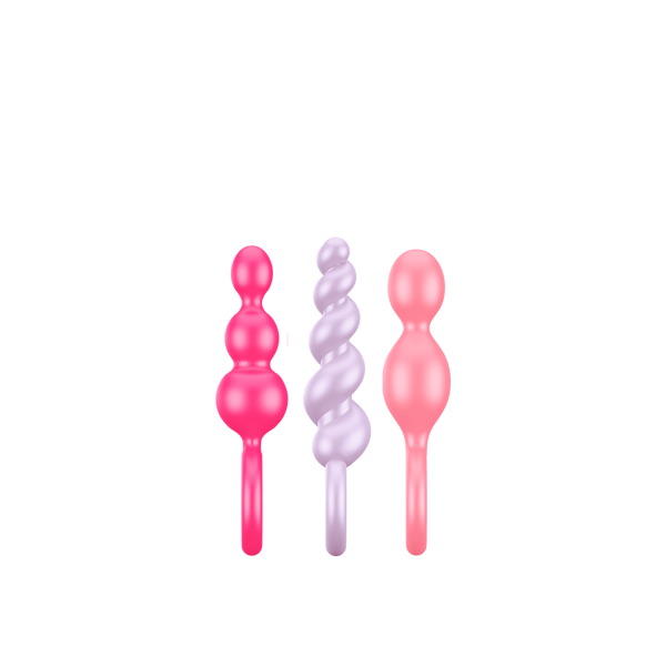 Набор анальных игрушек Satisfyer Plugs colored, 3 шт