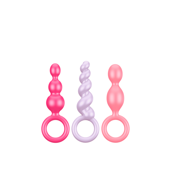 Набор анальных игрушек Satisfyer Plugs colored, 3 шт