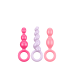 Набор анальных игрушек Satisfyer Plugs colored, 3 шт