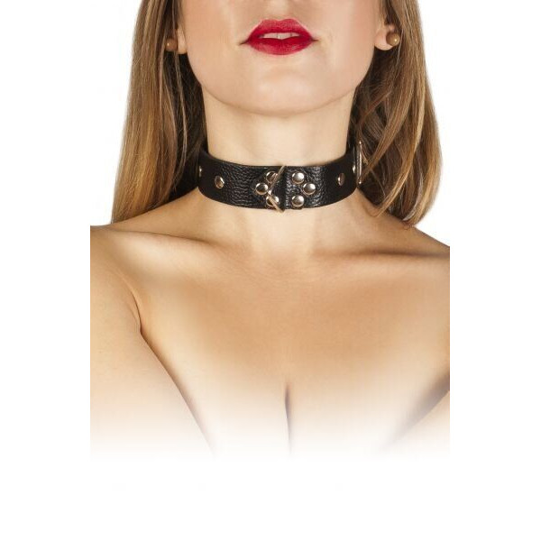 Ошейник Leather Restraints Collar, black