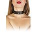 Ошейник Leather Restraints Collar, black