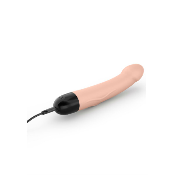 Вибратор Dorcel Real Vibration M Flesh 2.0, перезаряжаемый, для точки G, диаметр 3,7 см