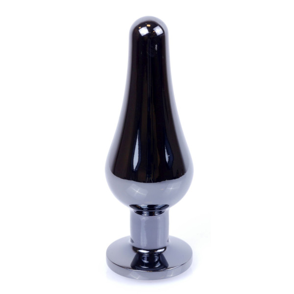 Анальная пробка Boss Series - Jewellery Dark Silver BUTT PLUG Rose