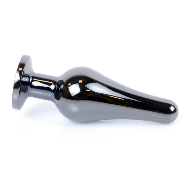 Анальная пробка Boss Series - Jewellery Dark Silver BUTT PLUG Rose