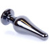 Анальная пробка Boss Series - Jewellery Dark Silver BUTT PLUG Rose