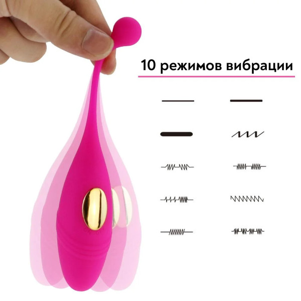 Смарт-виброяйцо Smart Egg с управлением через пульт, 10 режимов
