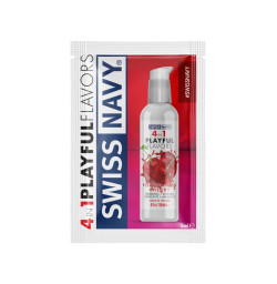 Пробник Swiss Navy  4 in 1 Poppin Wild Cherry, 5 мл