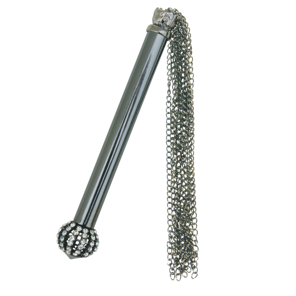Металлическая плеть Sportsheets Midnight Jeweled Chain Tickler