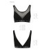 Топ с прозрачной вставкой Passion PS002 TOP black, размер S
