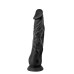 Фаллоимитатор с присоской Real Body - Real Justin Black, TPE, диаметр 4,2 см