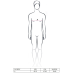 Мужское боди Passion BODY black XXL/XXXL