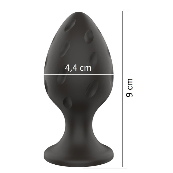 Анальний силиконовый плаг Boss Series - Silicone Anal Plug L, 4,4 см