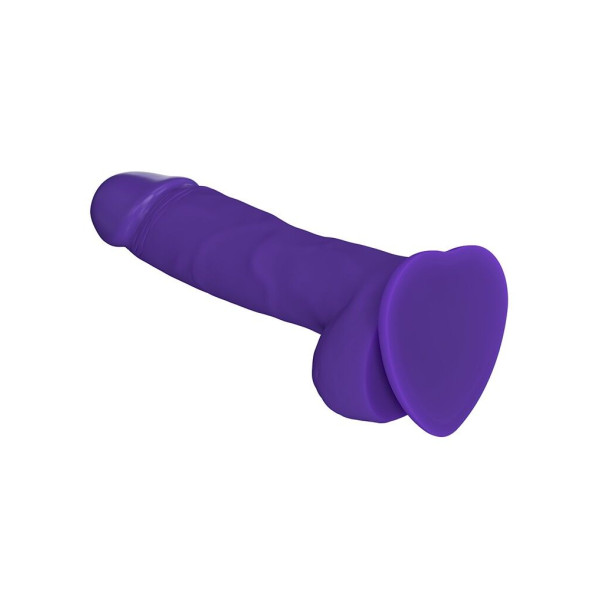 Реалистичный фаллоимитатор Strap-On-Me SOFT REALISTIC DILDO Violet - размер XL