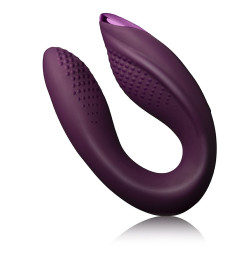 Женский вибратор для оргазма без рук Rocks Off Rock Chick Diva Purple, пульт ДУ