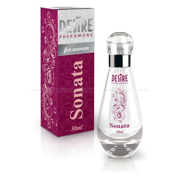 Духи-спрей с феромонами DESIRE De Luxe Platinum SONATA 30 мл