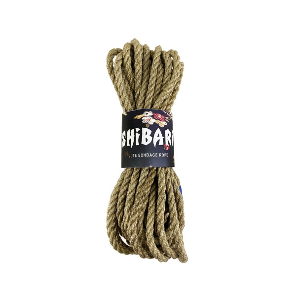 Джутовая веревка для Шибари Feral Feelings Shibari Rope, серая, 8 м