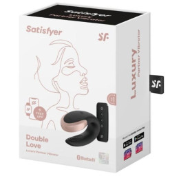 Вибромассажер для пар Satisfyer Double Love Black