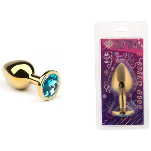 Анальная пробка, Gold Topaz, M