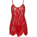 Пеньюар Leg Avenue Rose Lace Flair Chemise Red One Size