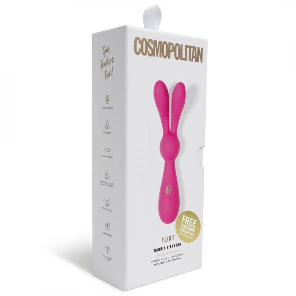 Универсальный перезаряжаемый вибратор Cosmopolitan Cosmopolitan Flirt Vibrator, 12,7 см