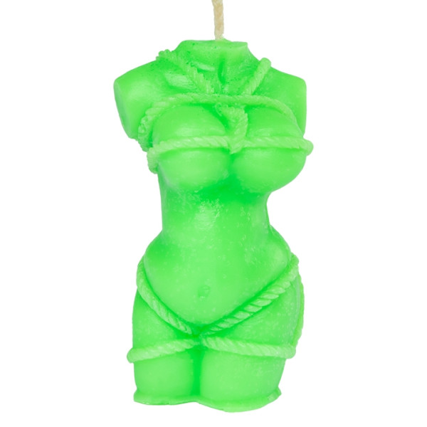 Свеча LOVE FLAME - Shibari I Green Fluor