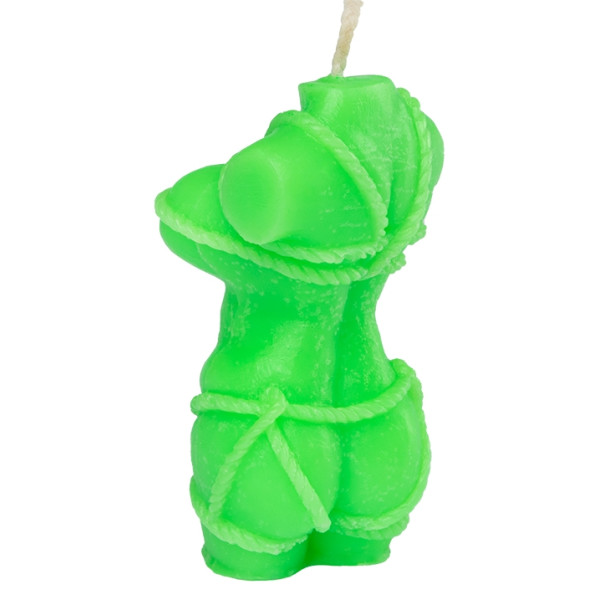 Свеча LOVE FLAME - Shibari I Green Fluor