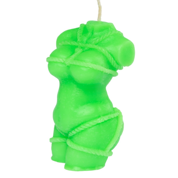 Свеча LOVE FLAME - Shibari I Green Fluor