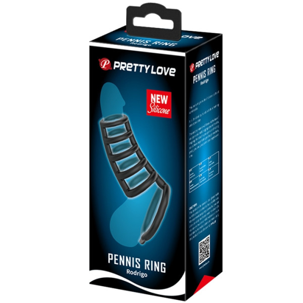 Стимулирующая ажурная насадка Pretty Love Penis Ring Rodrigo