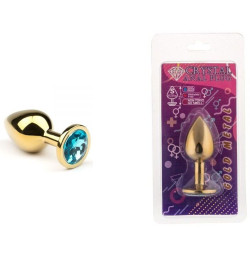 Анальная пробка, Gold Topaz, S
