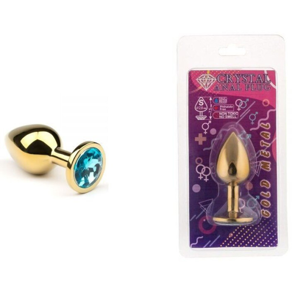 Анальная пробка, Gold Topaz, S