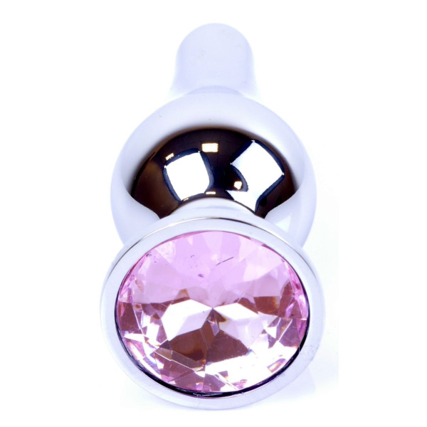 Анальная пробка Boss Series - Jewellery Silver BUTT PLUG Rose