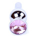 Анальная пробка Boss Series - Jewellery Silver BUTT PLUG Rose