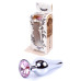 Анальная пробка Boss Series - Jewellery Silver BUTT PLUG Rose