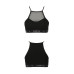 Спортивный топ с прозрачной вставкой Passion PS006 TOP black, размер L
