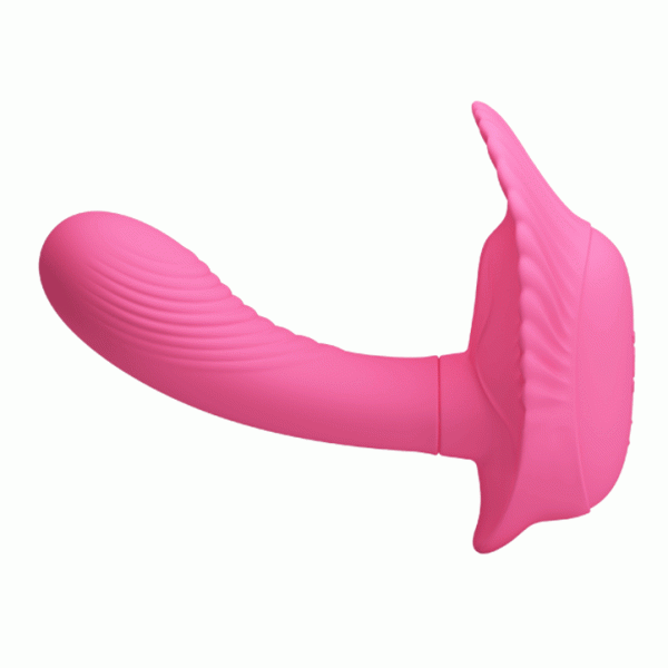 Вибробабочка с стимулятором клитора PRETTY LOVE - Powerful Shell Stimulator 