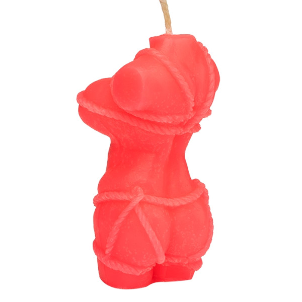 Свеча LOVE FLAME - Shibari I Red Fluor