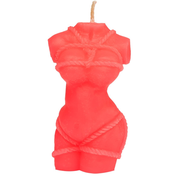 Свеча LOVE FLAME - Shibari I Red Fluor