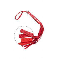 Флогер S&M Fancy Leather Floger Red