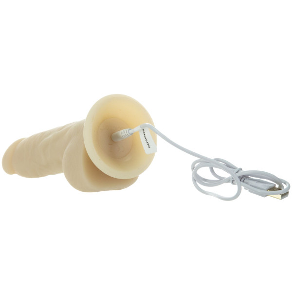 Фаллоимитатор с вибрацией и ротацией Naked ADDICTION Chris 7 inch Rotating & Vibrating Dong, пульт ДУ