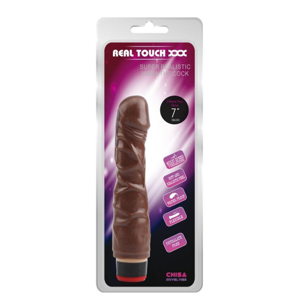 Вибратор CHISA Vibe Cock - Brown, 21 см