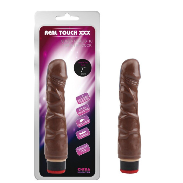 Вибратор CHISA Vibe Cock - Brown, 21 см