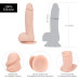 Реалистичный фаллоимитатор на присоске ADDICTION — Mark 7,5 inch Dildo With Balls, Beige