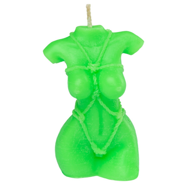 Свеча LOVE FLAME - Shibari II Green Fluor