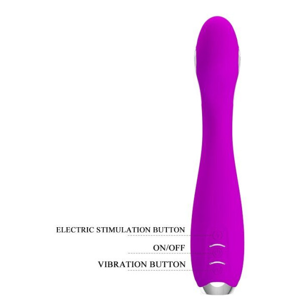 Вибратор Pretty Love - HECTOR G-SPOT VIBRATOR с электростимуляцией, 19,5 см