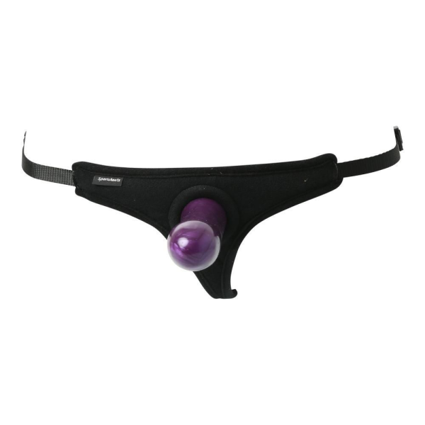 Трусики-стринги со страпоном Sportsheets Bikini Strap-On