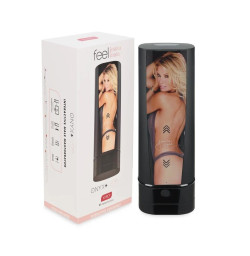 Мастурбатор Kiiroo Onyx+ Jessica Drake, 10 сжимающихся колец, не надо двигать, теледильдоника